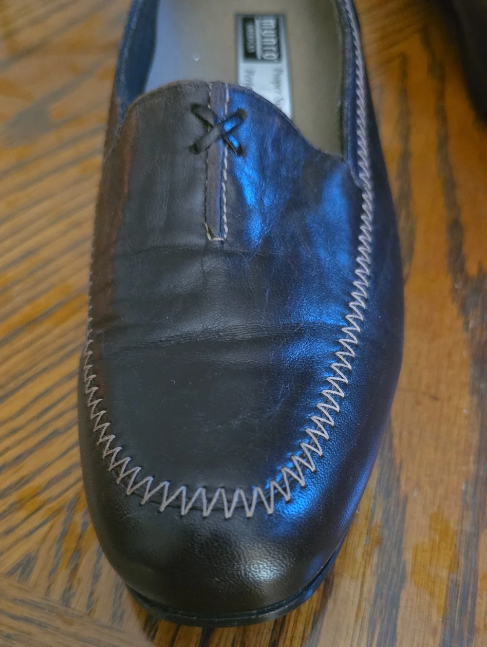 Munro American Brown Leather Flats